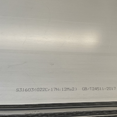 High Temperature Resistant  Hot Rolled Stainless Steel Sheet  AISI  316L Customized Length 1.5mm Thick