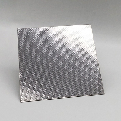SUS 304 Cold Rolled Decorative Embossed Metal Sheets Iterior