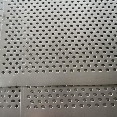 ASTM 201 202 Perforated SS Plate Porous Round Hole Screen Metal Punching Mesh Sheet