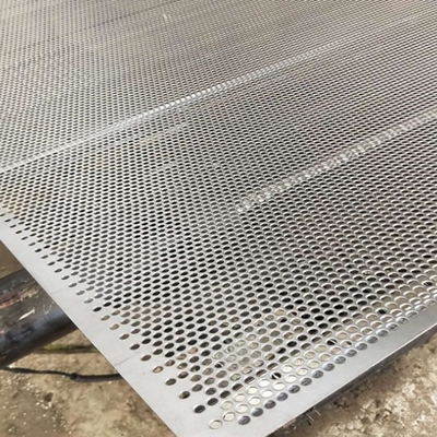 ASTM 201 202 Perforated SS Plate Porous Round Hole Screen Metal Punching Mesh Sheet